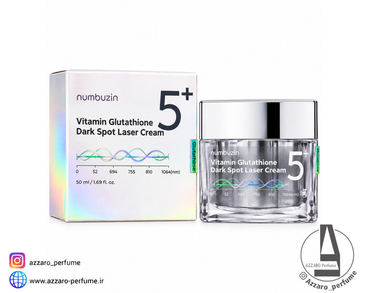 کرم ضد لک نامبوزین شماره 5+ Dark Spot Laser Cream حجم 50 میل_فروشگاه اینترنتی آرایشی بهداشتی آزارو در شیراز