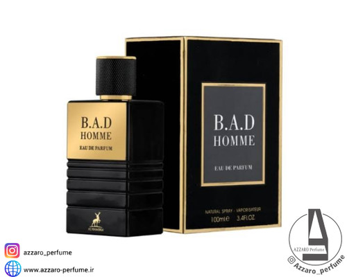 ادکلن مردانه الحمبرا B.a.d home رایحه بد بوی حجم 100 میل_فروشگاه اینترنتی آرایشی بهداشتی آزارو در شیراز