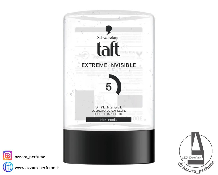 ژل حالت دهنده مو تافت اکستریم اینویزیبل شماره ۵ حجم 300 میل-فروشگاه اینترنتی آرایشی و بهداشتی آزارو در شیراز