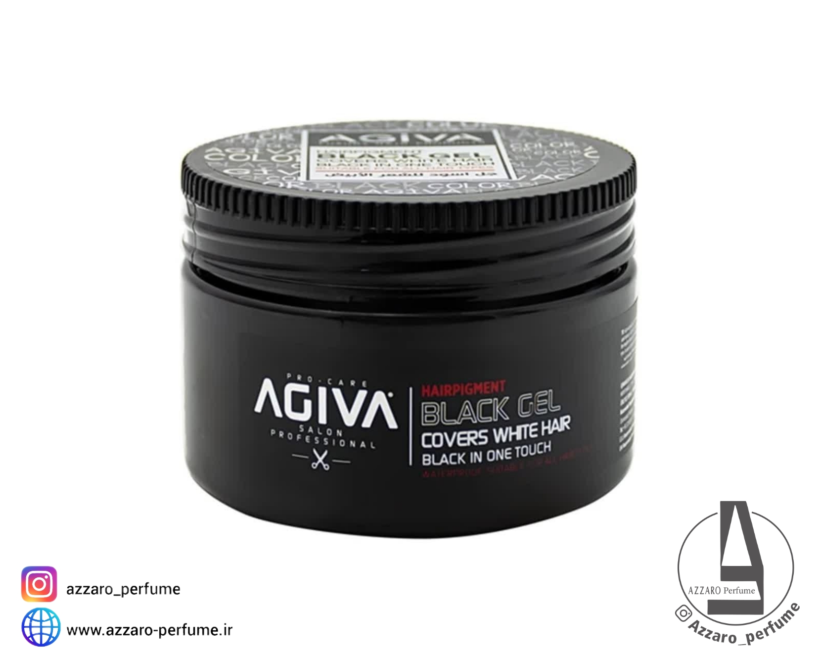 ژل موی سیاه آگیوا مدل HAIR PIGMENT حجم 250 میل_فروشگاه اینترنتی آرایشی بهداشتی آزارو در شیراز‌
