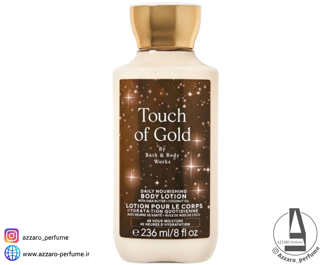 لوسیون بدن بث اند بادی مدل TOUCH OF GOLD حجم 236 میل_فروشگاه اینترنتی آرایشی بهداشتی آزارو در شیراز‌‌