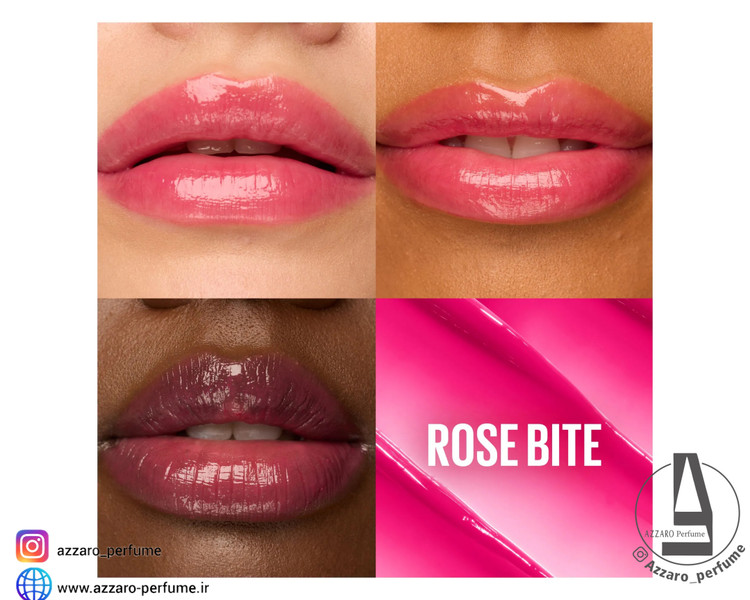 بالم لب رنگی و آبرسان میبلین شماره 003 رنگ Rose Bit مدل Lifter Glaze_فروشگاه اینترنتی آرایشی بهداشتی آزارو در شیراز