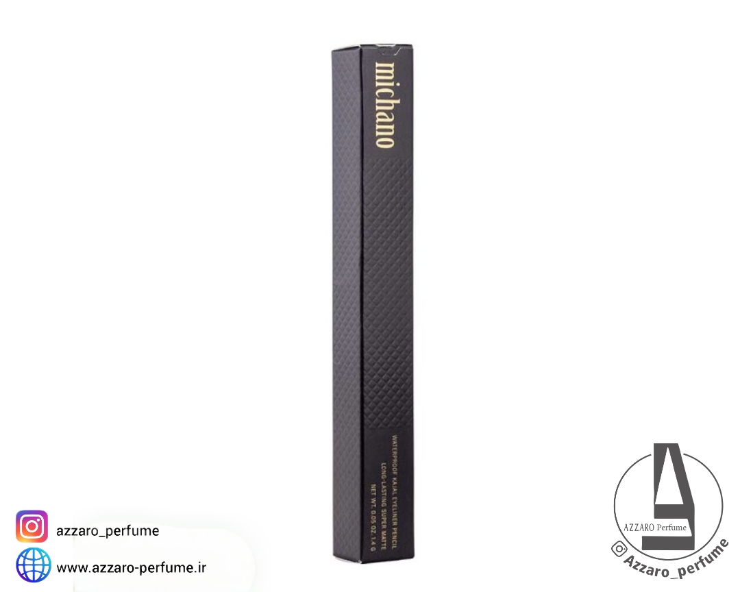 مداد چشم واترپروف میچانو MICHANO Waterproof Kajal Pencil_فروشگاه اینترنتی آرایشی بهداشتی آزارو در شیراز‌‌