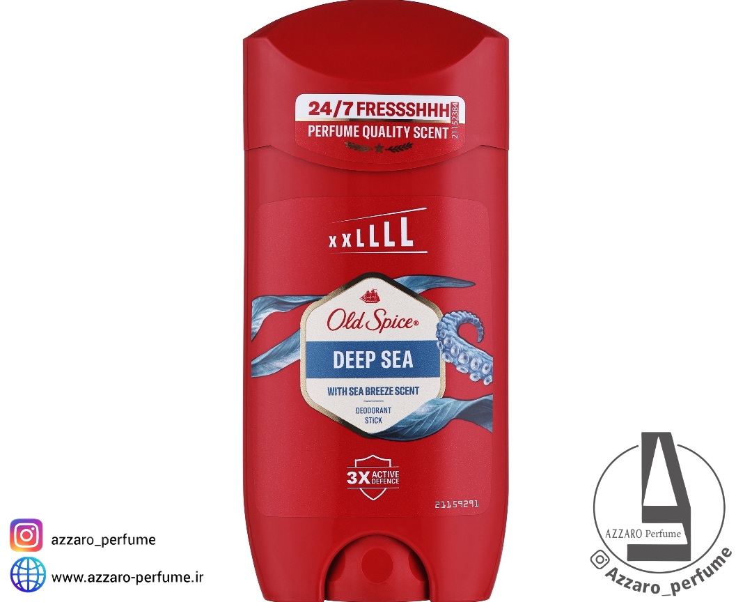 استیک دئودورانت مردانه اولد اسپایس مدل Deep Sea حجم ۸۵ گرم_فروشگاه اینترنتی آرایشی بهداشتی آزارو در شیراز‌‌