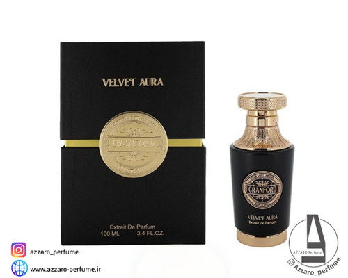 ادکلن کرانفورد ولوت آیورا CRANFORD VELVET AURA حجم 100 میل_فروشگاه اینترنتی آرایشی بهداشتی آزارو در شیراز