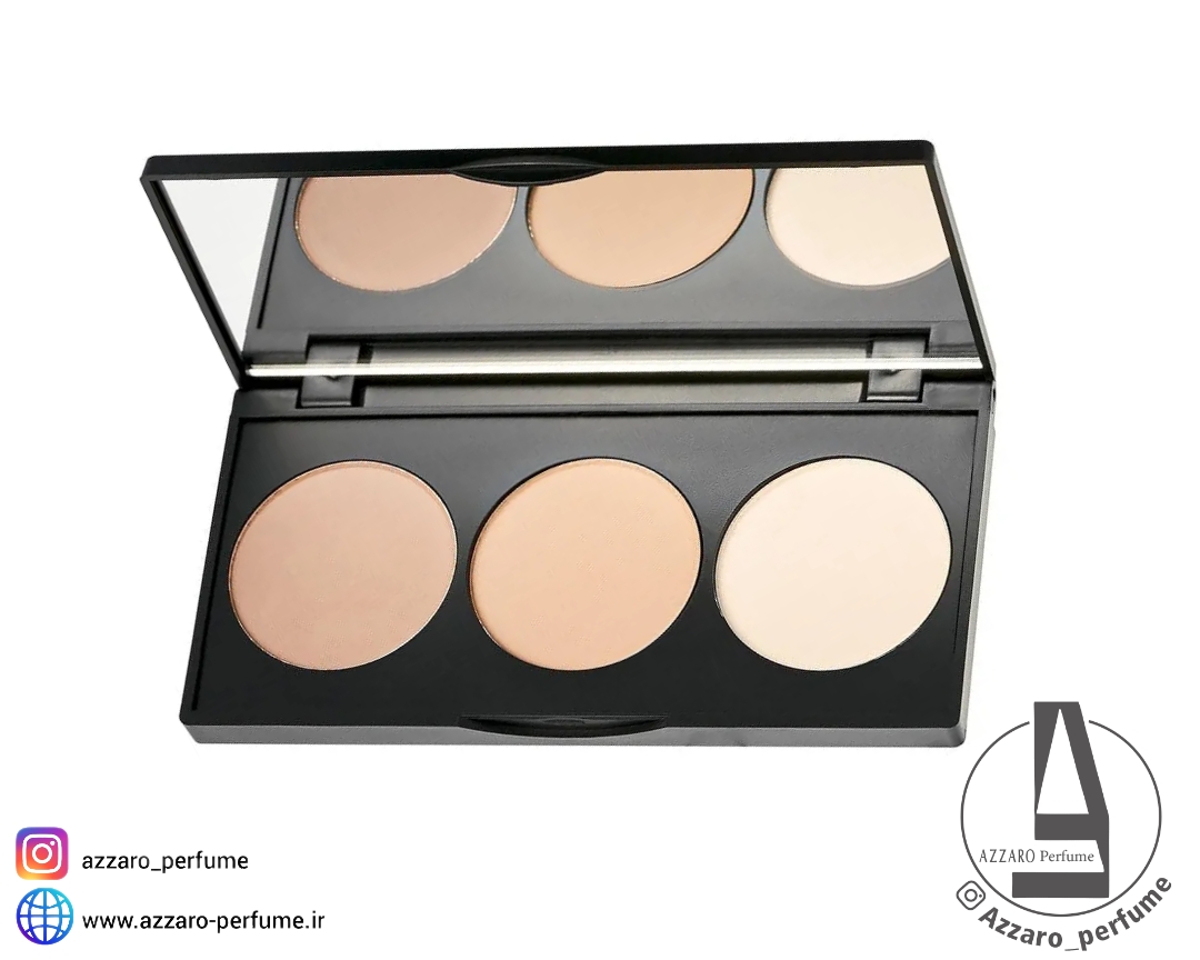 پالت کانتور، برنزر و هایلایتر گلدن رز مدل GR Contour Powder Kit_فروشگاه اینترنتی آرایشی بهداشتی آزارو در شیراز‌‌