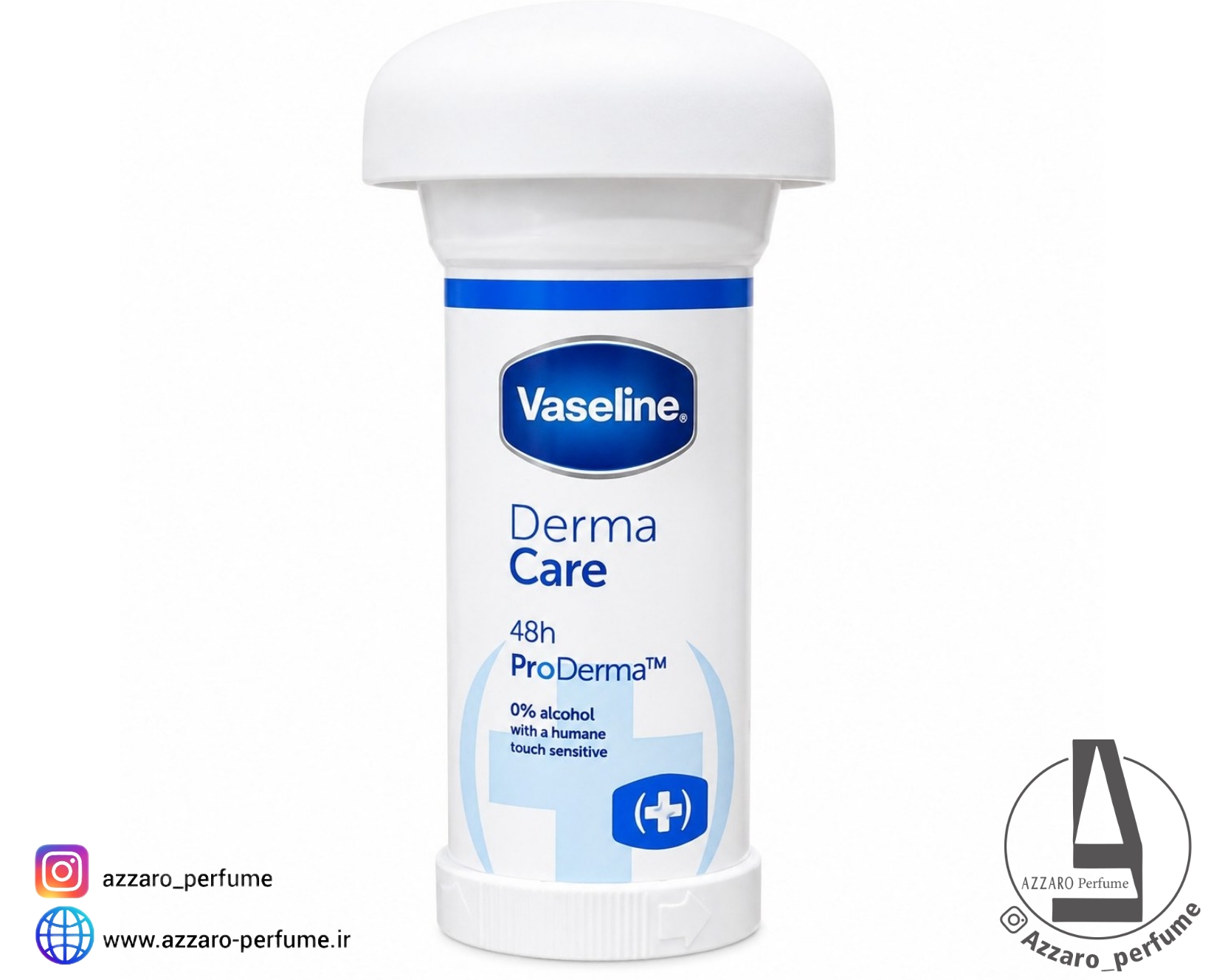 مام قارچی وازلین Vaseline مدل Derma Care حجم 50 میل_فروشگاه اینترنتی آرایشی بهداشتی آزارو در شیراز‌‌