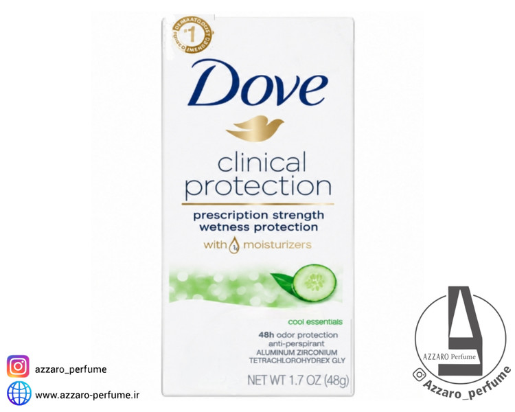 مام کلینیکال داو مدل DOVE COOL ESSENTIALS حجم 48 گرم-فروشگاه اینترنتی آرایشی بهداشتی آزارو در شیراز 