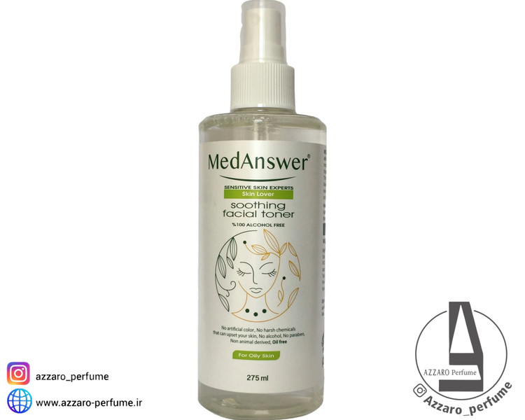 تونر پوست چرب مدانسر MEDANSWER حجم 275 میل_فروشگاه اینترنتی آرایشی بهداشتی آزارو در شیراز